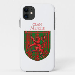 Menzie Tartan Scottish Plaid Lion Rampant iPhone 11 Case