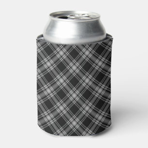 Menzies Black Scottish Tartan Plaid Pattern Apron Can Cooler