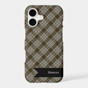 Menzies Brown Clan Tartan Scottish Plaid