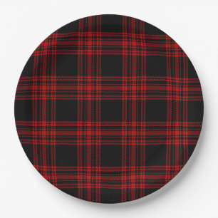 Menzies Hunting Tartan Paper Plate