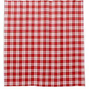 Menzies tartan red white plaid