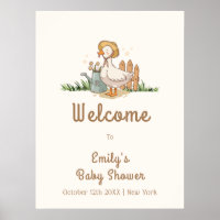 Meodow Little Duckling Garden Baby Shower Welcome