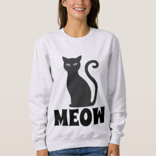 MEOW BLACK CAT T-SHIRTS