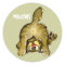 MEOW Cartoon Cat Stickers