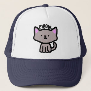Meow. Casquette de chat