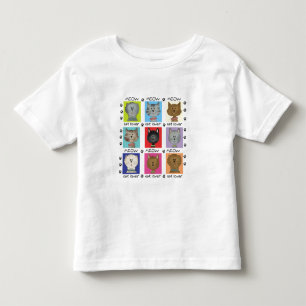 Meow Cat Lover Toddler T-shirt
