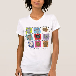 Meow Cat Lover Tshirts and Gifts