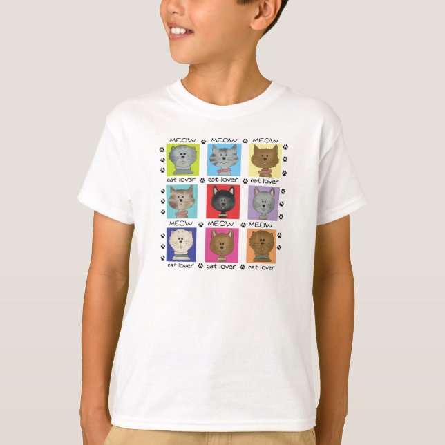 Meow Cat Lover Tshirts and Gifts (Front)