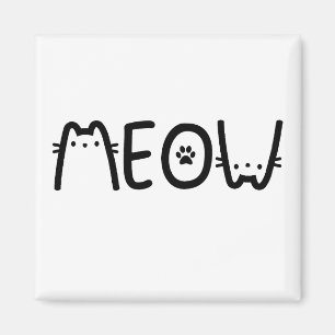 MEOW CAT MAGNET