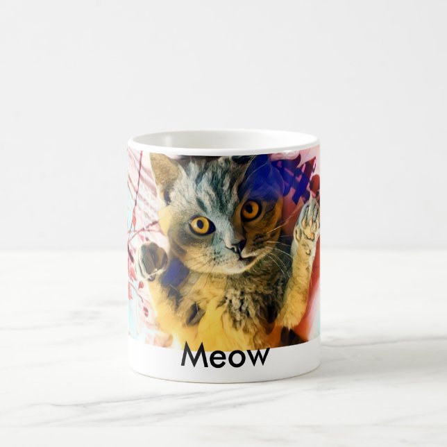 Meow Cat Mug (Center)