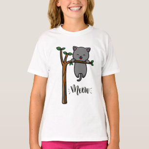 MEOW CAT ON TREE T-Shirt