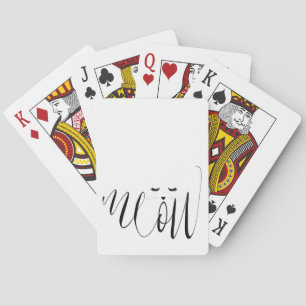 Meow Cat Playing Cards