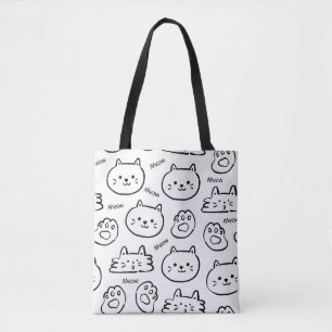 Meow Cat Tote Bag