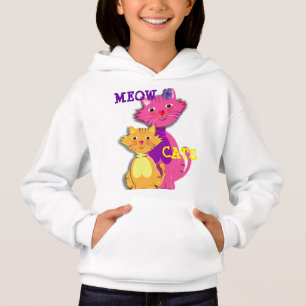 Meow Cats Cute Girl Feline Tops