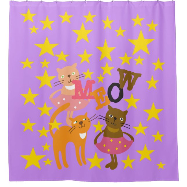 Meow Cats With Stars (Front)