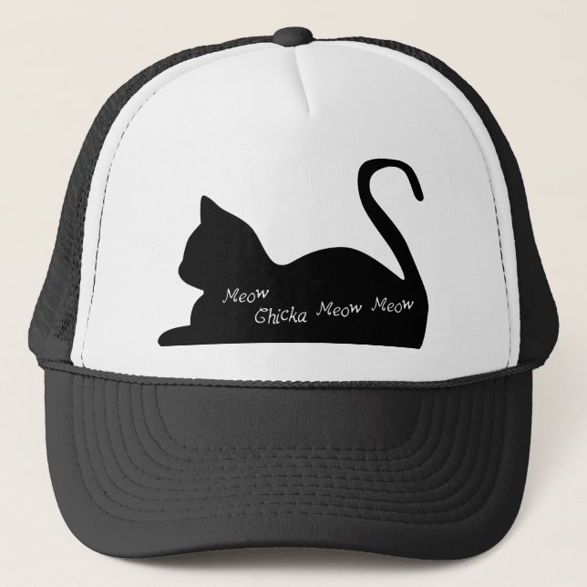 Meow Chicka Meow Meow Trucker Hat (Front)