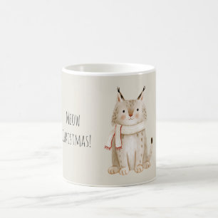 Meow Christmas Cat Coffee Mug