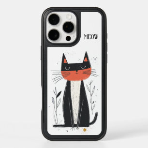 Meow.  Confident Cat Illustration