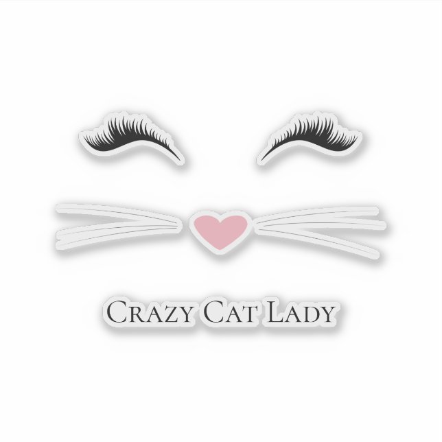 Meow Crazy Cat Lady (Front)