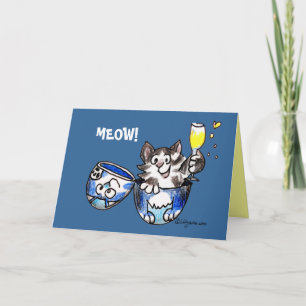 Meow! Cute Cat Card