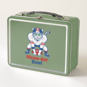 Meow-der Bowl Metal Lunch Box