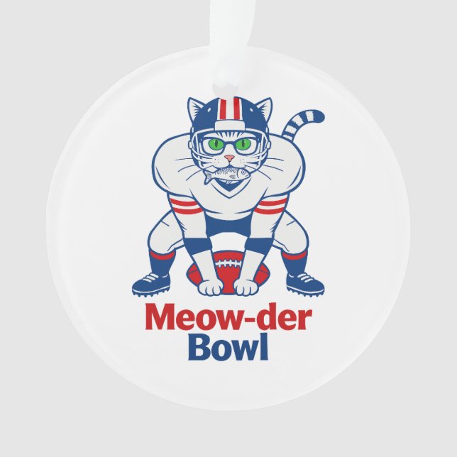Meow-der Bowl  Ornament (Front)