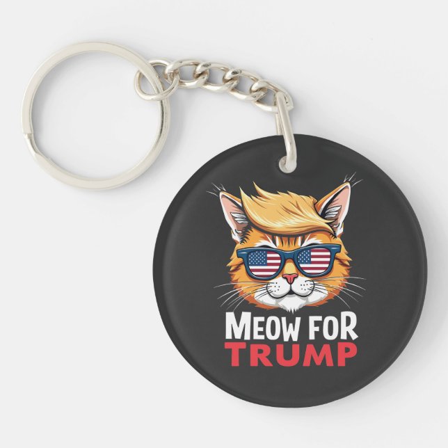 Meow For Trump Cat Kitten Vote Élection (Devant)