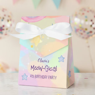 Meow-gical caticorn birthday Gift Box