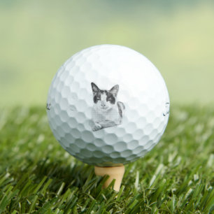 Meow Halftone Golf Balls