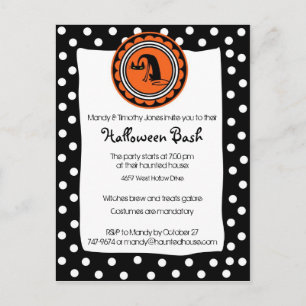 Meow Halloween Invitation