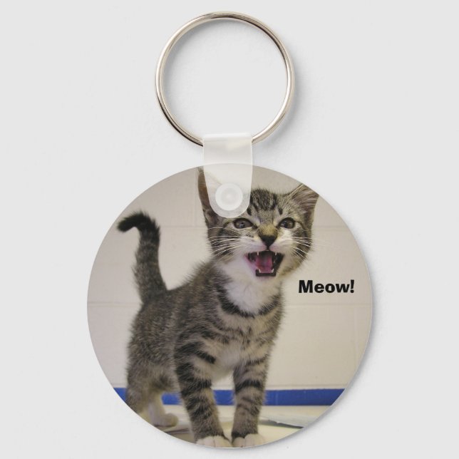 Meow! Keychain (Front)
