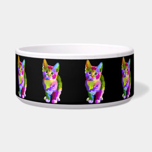 meow kitten cat food bowl 