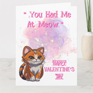 Meow Love Valentine's  Card