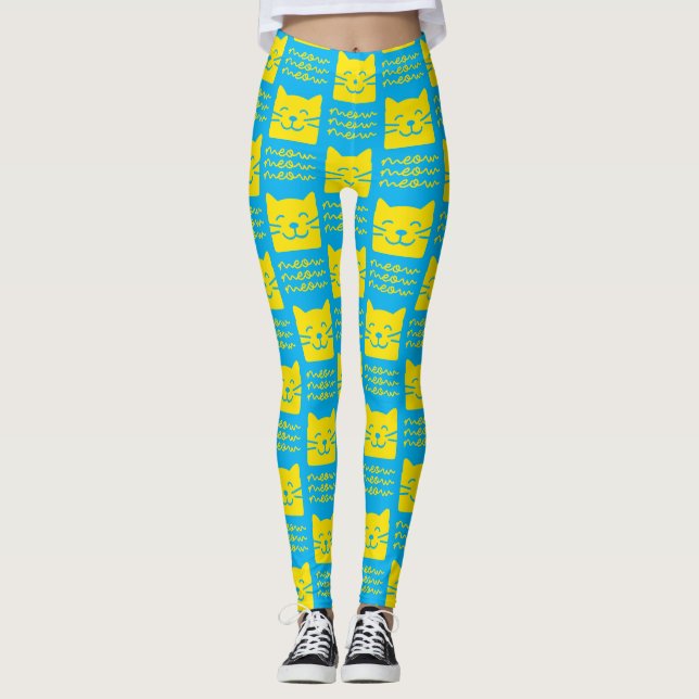 Meow Meow Leggings (Front)