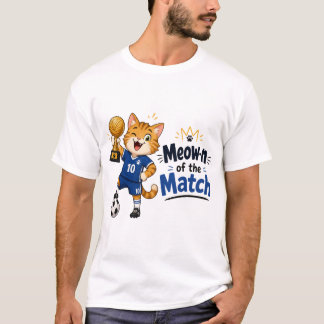 Meow-n of the Match Soccer Cat Shirt
