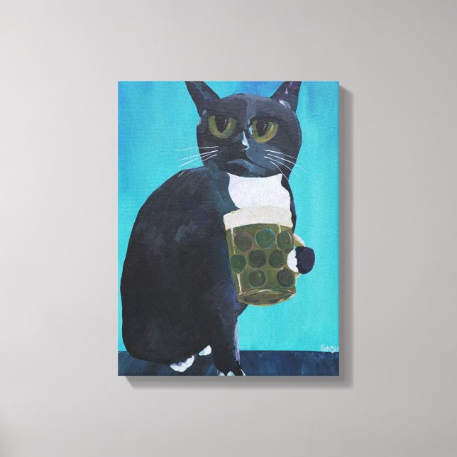 Meow or Never Canvas Print (Front)