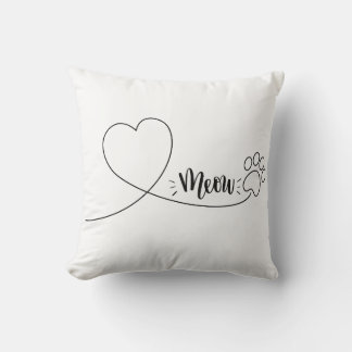 Meow , pillow for cat owners