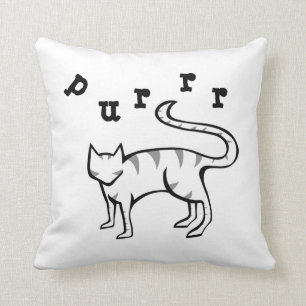 Meow & Purrr Kitty Pillow