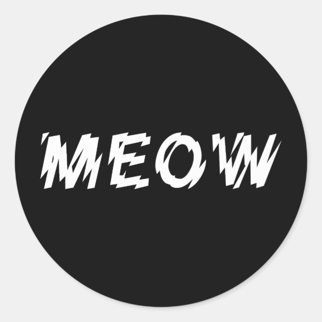 MEOW STICKERS (Front)