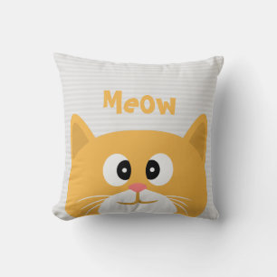 Meow Throw Pillow