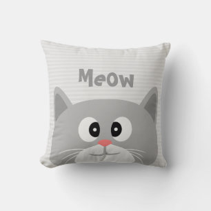 Meow Throw Pillow