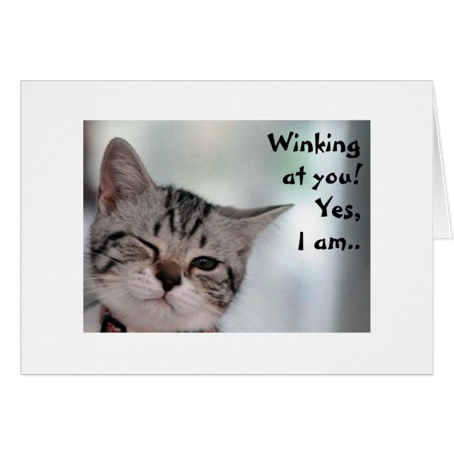 MEOW U LOOK GOOD FOR TURNING 40=WINK WINK (Front Horizontal)