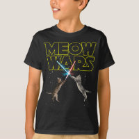 Meow Wars - Space Cat - Laser Cat - Funny Cat Love