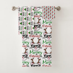 Meowa Catmas Christmas Kitty Chat Père Noël Reinde