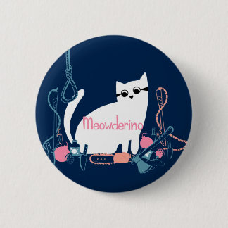 Meowderino (with weapons) Pin