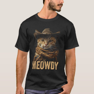 Meowdy Cat Shirt Meowdy Cowboy Cat Country Western