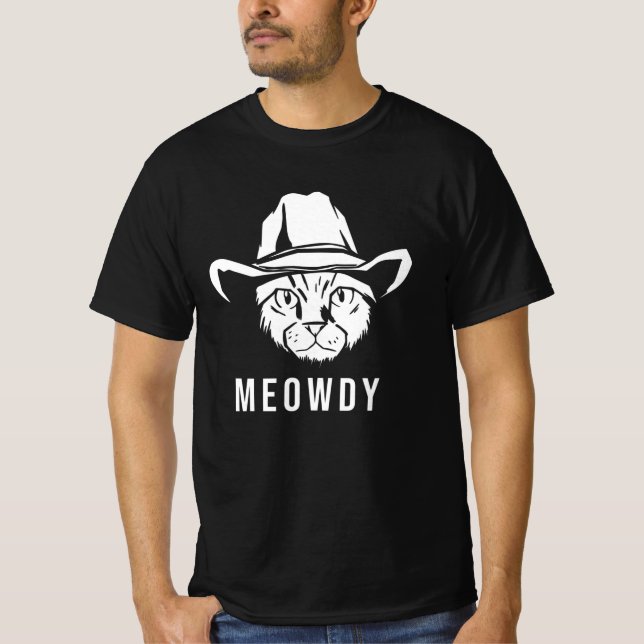 Meowdy Cat T-Shirt (Front)