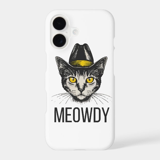 Meowdy Funny Cat (Back)