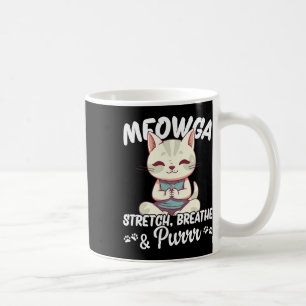 Meowga Cats And Yoga Coffee Mug