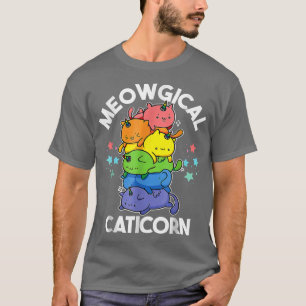 Meowgical Caticorn Funny Unicorn & Cute Kittycorn T-Shirt